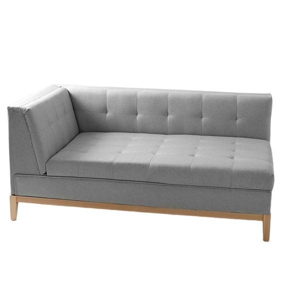 Moduł Sofy by-TOM 156/85 BP Platyna/Naturalny