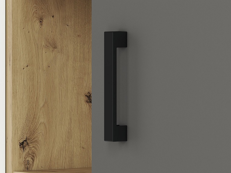 Komoda FINI 06 Biały/Szary/Dąb