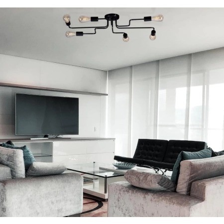 Lampa Sufitowa SKADI K-3890 Czarny