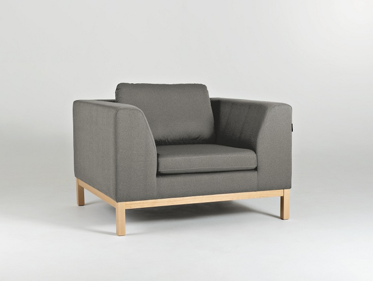 Fotel Ambient Wood 110x98x67 Kwarc/Naturalny
