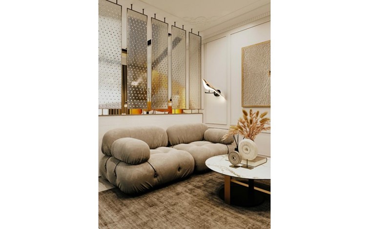 Lampa Ścienna BIRD Złoty/Czarny/Biały