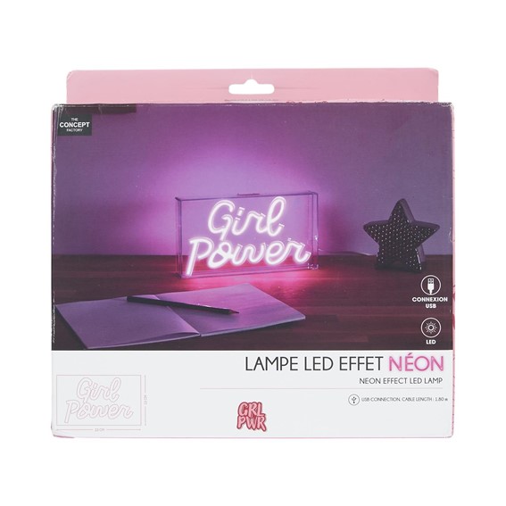 Lampka LED GIRL POWER Neon