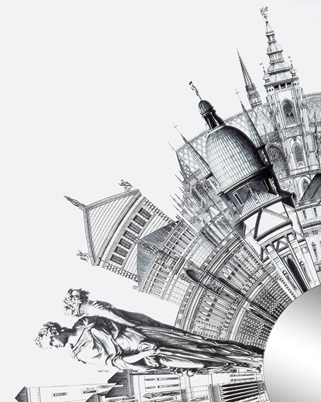 Obraz CRAZY WORLD 180x180cm