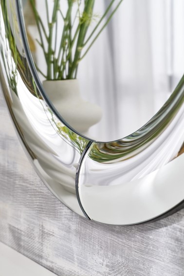 Lustro Ścienne MOON Srebrny