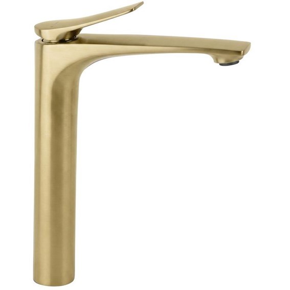 Bateria Umywalkowa Wysoka VISION Złoty Szczotkowany