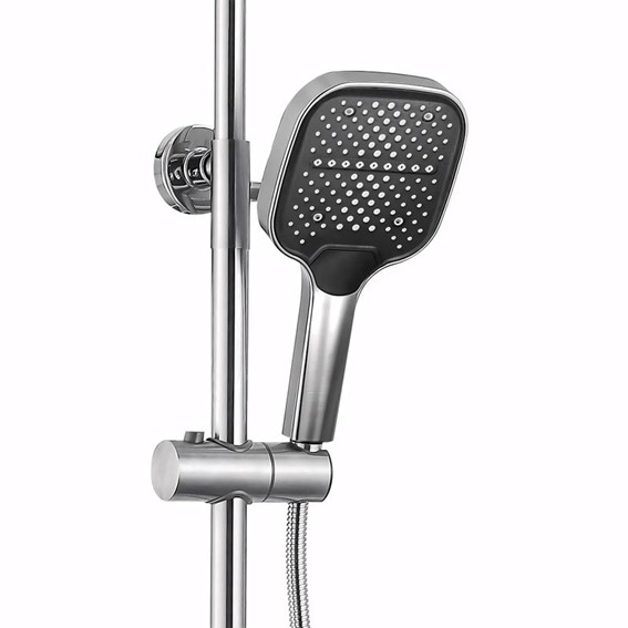 Zestaw Prysznicowy ARLO Nikiel Szczotkowany