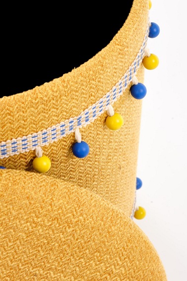 Zestaw Puf GRADO Żółty