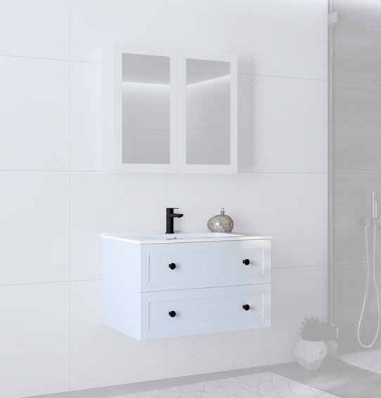 Szafka pod Umywalkę TORETO 80/2S Biały