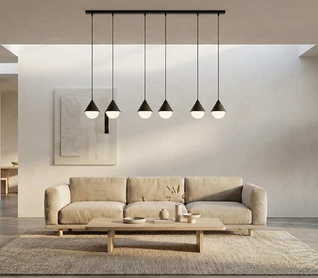 Lampa Wisząca GIRO 6 PREM Czarny