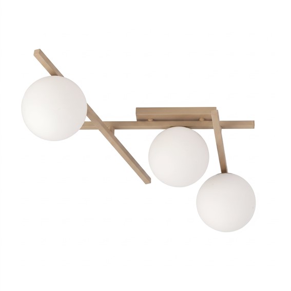 Lampa Sufitowa SMART 3 Beżowy/Opal