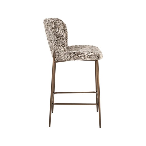 Krzesło Barowe ODARBY Brązowy