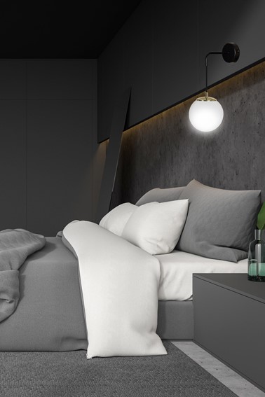 Kinkiet OGNIS K1 Czarny