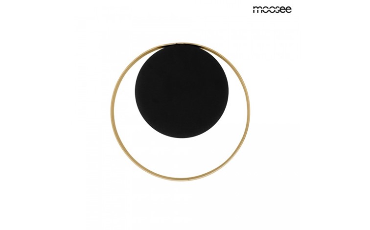 Lampa Ścienna BAND Złoty/Czarny