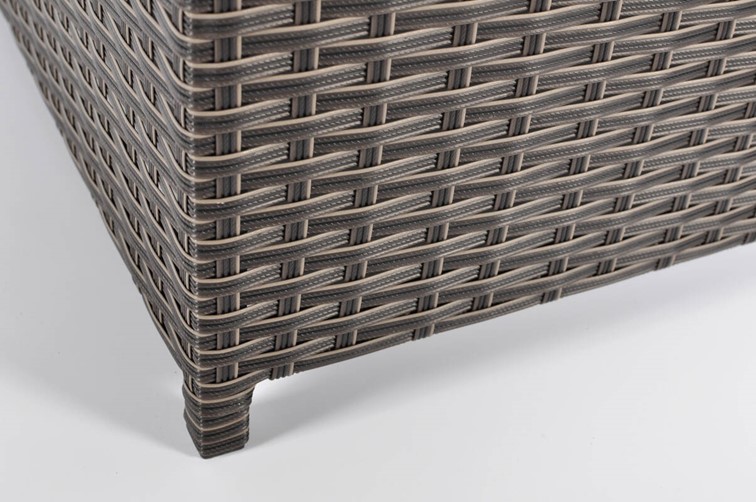 Stolik Ogrodowy MALAGA z Technorattanu Brązowy