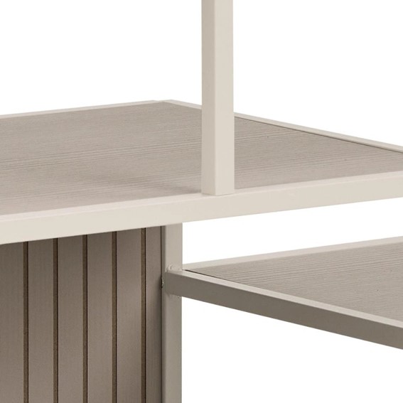 Regał SEAFORD V Beżowy