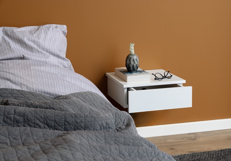 Szafka Nocna AVIGNON Wisząca Biały