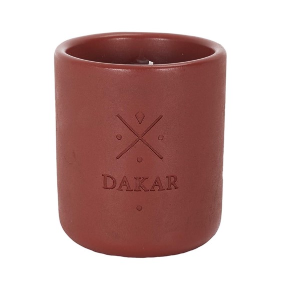 Świeca EARTH DAKAR  Bordowy