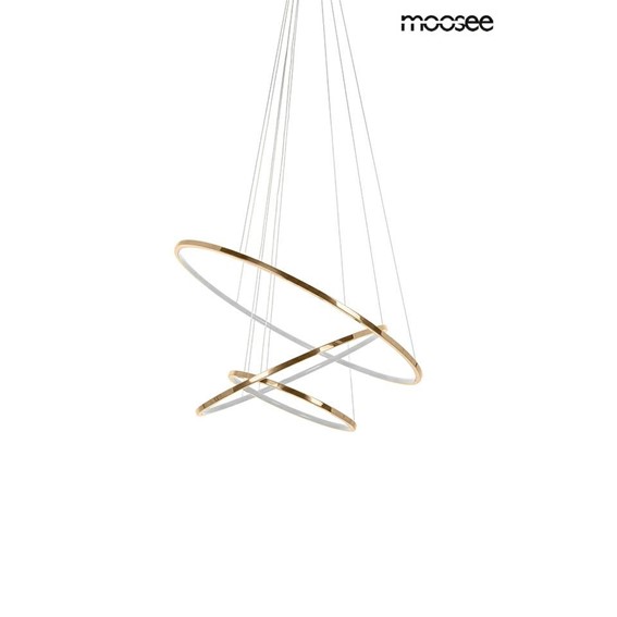 Lampa Wisząca RING SLIM S Złoty/Biały