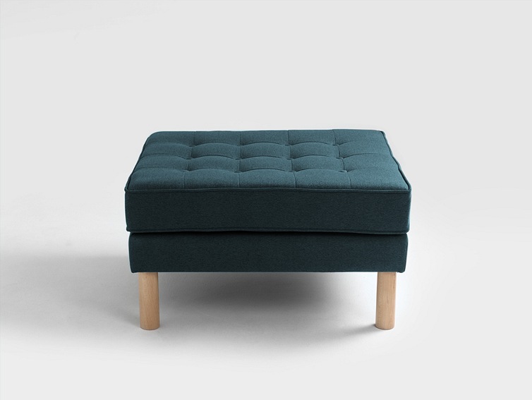 Puf Topic Wood 45x75x65 Głębia Oceanu/Naturalny