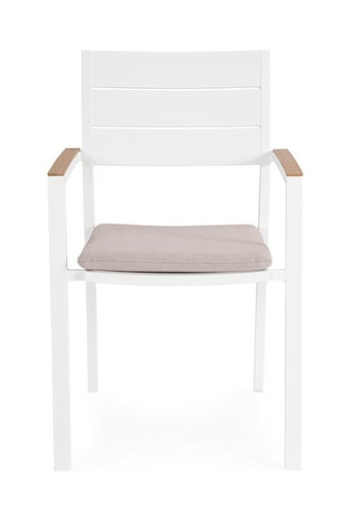 Krzesło Ogrodowe ZELMAR Biały