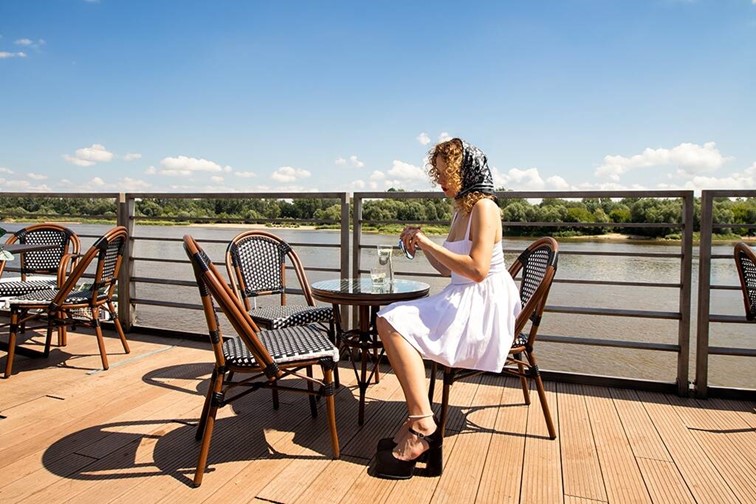 Krzesło CAFE PARIS Brązowe Rattan