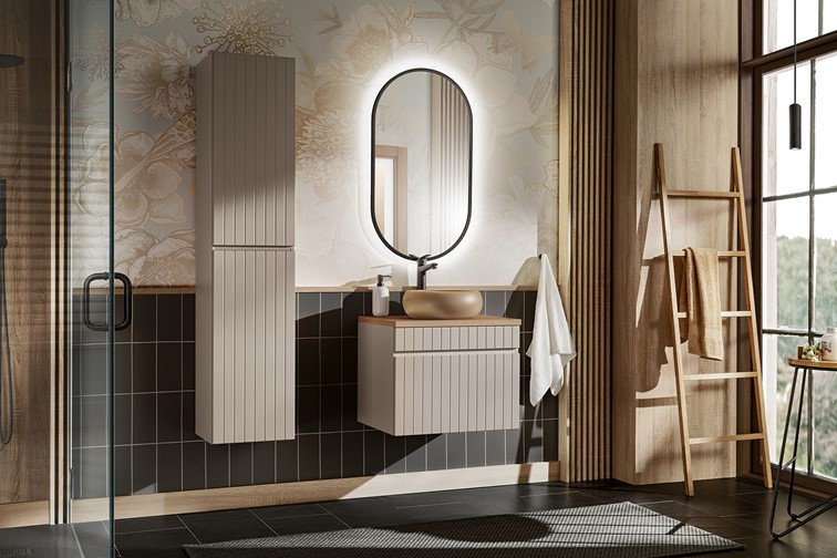 Lustro LED APOLLO Czarny