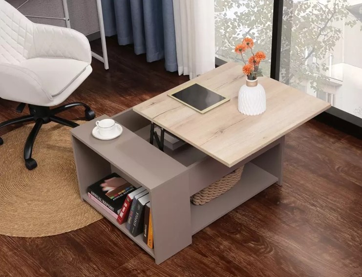 Ława DROP Dąb Alpejski/Beż