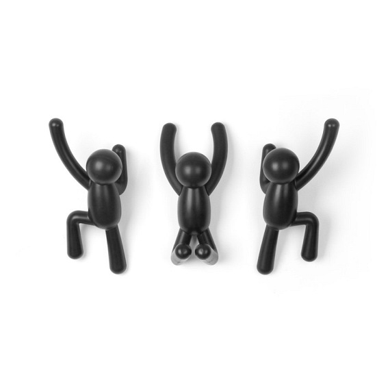 Wieszak na Ubrania BUDDY Czarny