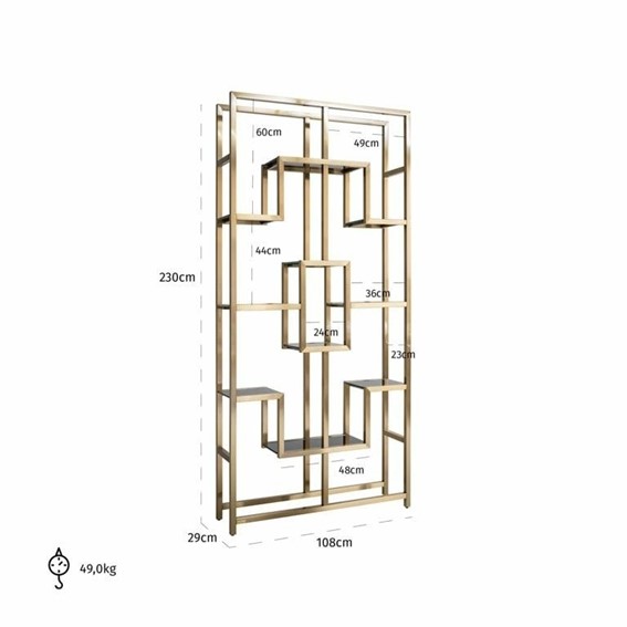 Szafa Ścienna MAGNUS Złoty