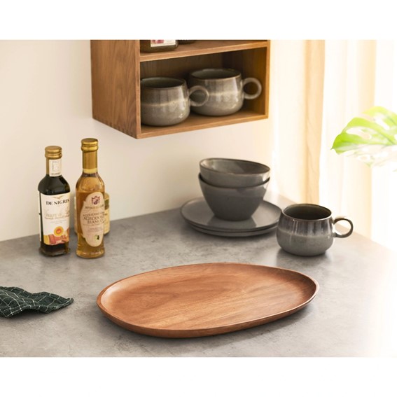 Taca Dekoracyjna HOUSE NORDIC 28x39cm Naturalny