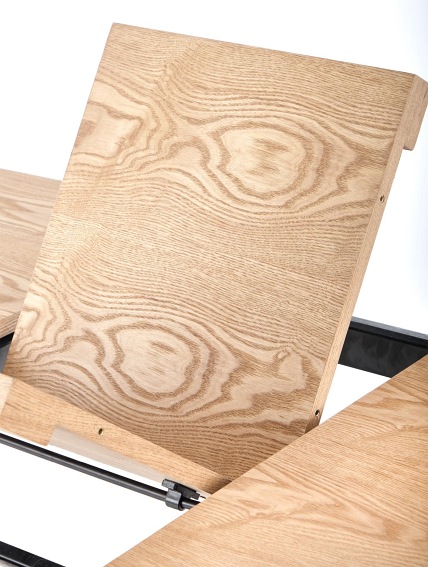 Stół Rozkładany Veldon 90x160 Dąb/Czarny