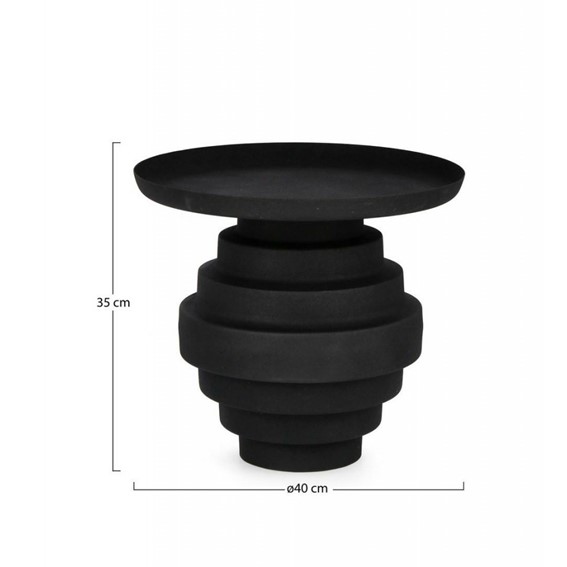 Stolik Kawowy AMBA Fi40cm Czarny