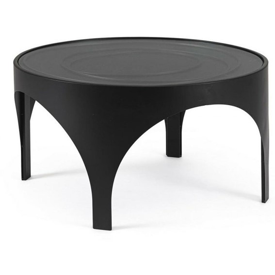 Stolik Kawowy ARCHIE Fi70cm Czarny