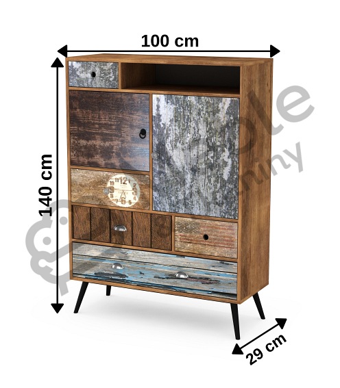 Komoda MEZO KM4 Wielobarwny