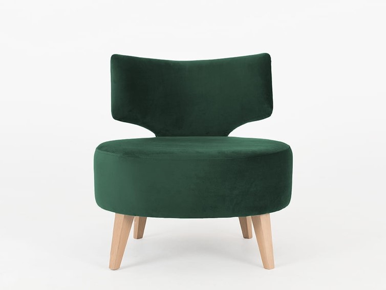 Fotel FLIPPIN Avocado/Naturalny