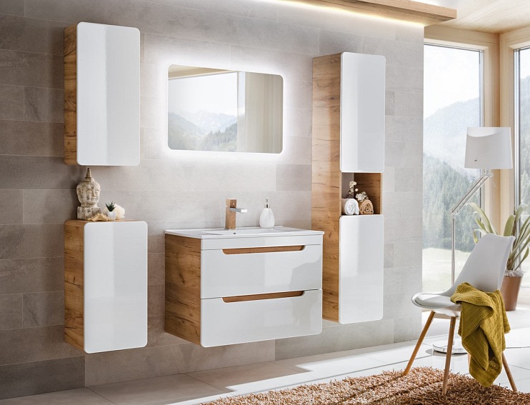 Szafka Dolna Aruba White 810 32x35x68 Biały