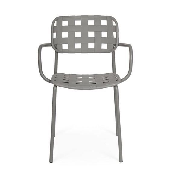 Krzesło Ogrodowe CLOVER ARM Szary