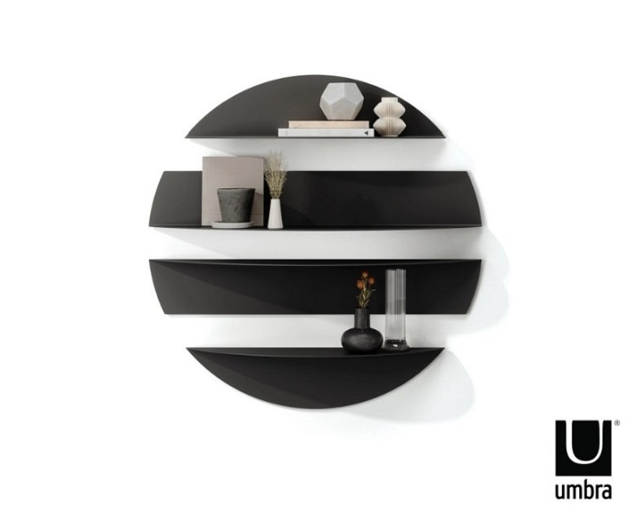 Półki Ścienne SOLIS Czarny