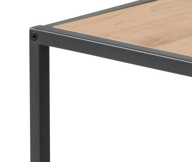 Zestaw Stolików SEAFORD Czarny/Dąb