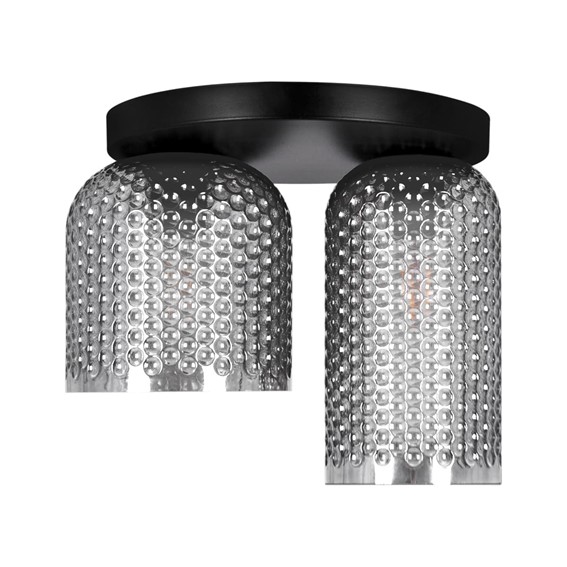 Lampa Sufitowa INGA K-5634 Grafitowy/Czarny