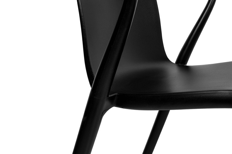 Krzesło Sparks 53x52x76 Czarny/Polipropylen