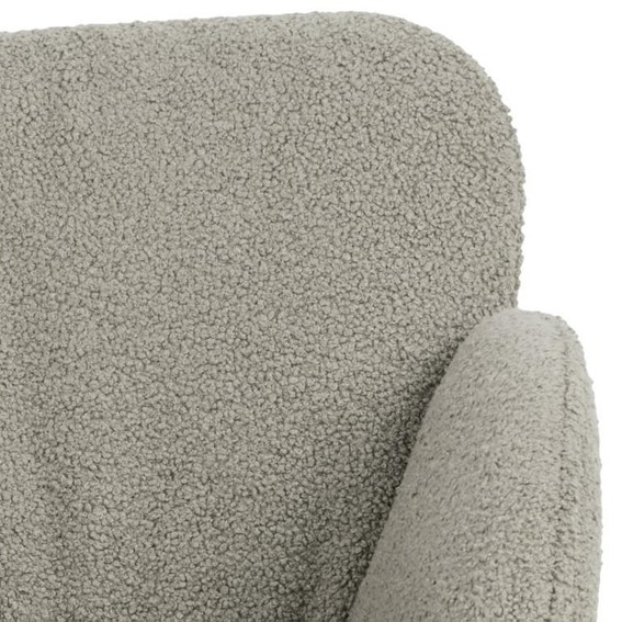 Fotel Bujany KELSEY Szary