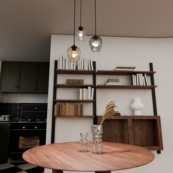 Lampa Wisząca ISTAR 3 PREMIUM MIX Czarny