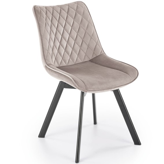 Krzesło K520 Czarne/Beżowy