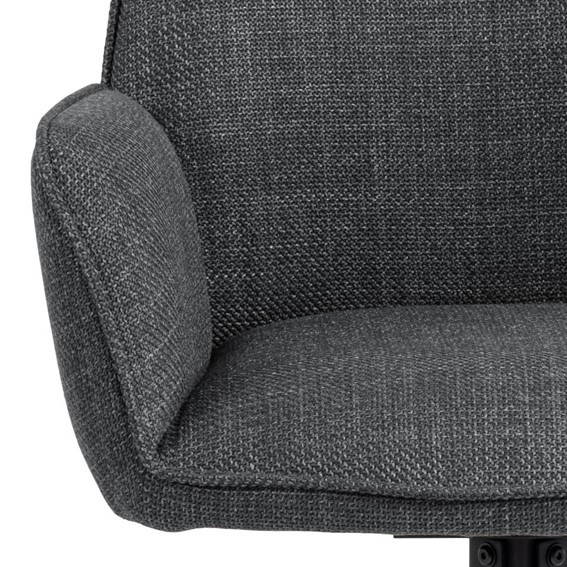 Krzesło GLENDA Basel 19 Szary Ciemny