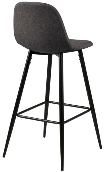 Stołek Barowy WILMA Szary/Czarny
