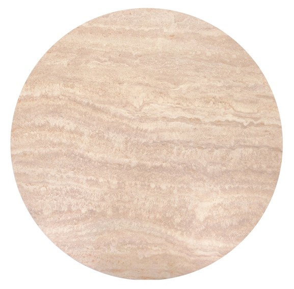 Ława TIMOR 2 fi70 Trawertyn/Kaszmirowy