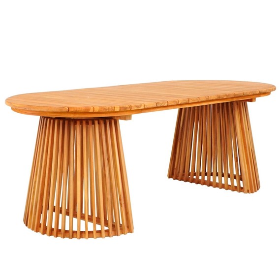 Stół Owalny BERJA 200x90cm Naturalny