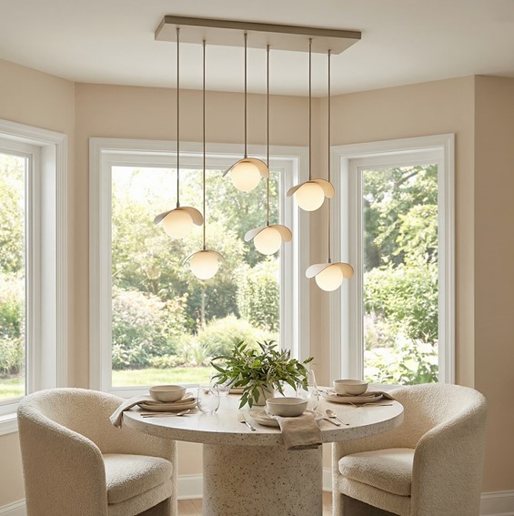 Lampa Wisząca RITUAL 6 Beżowy