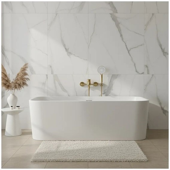 Bateria Wannowa DROP Złoty Szczotkowany